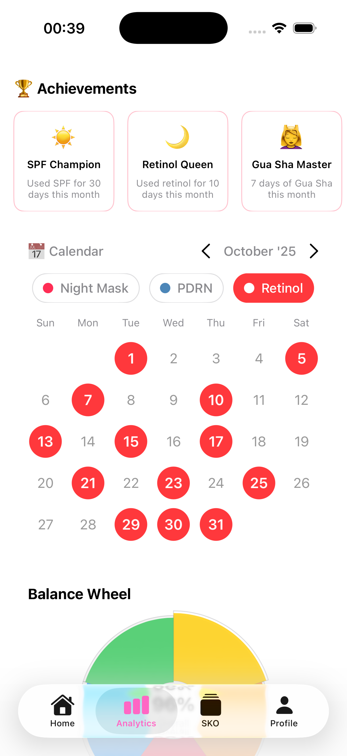 SKO: Skincare Routine Tracker Screenshot 3